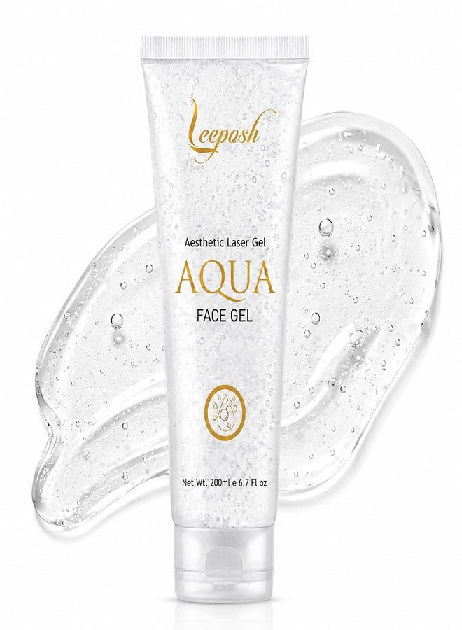 Leeposh Aqua Gel for RF, IPL & Laser Procedures | Hydrating & Skin Comfort Gel | Water-Soluble, Clear Formula | Easy Glide Conductive for Face & Body | Professional Use 200ml - Image 1