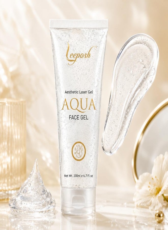 Leeposh Aqua Gel for RF, IPL & Laser Procedures | Hydrating & Skin Comfort Gel | Water-Soluble, Clear Formula | Easy Glide Conductive for Face & Body | Professional Use 200ml - Image 5