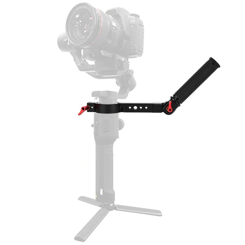 Pomya Gimbal Hand Grip, Lanyard Sling Extension Bracket Monitor Flash Mount Handle Extender Compatible for DJI Ronin-S Zhiyun Crane2 Handheld Gimbal Stabilizer(for Ronin-S) - Image 2