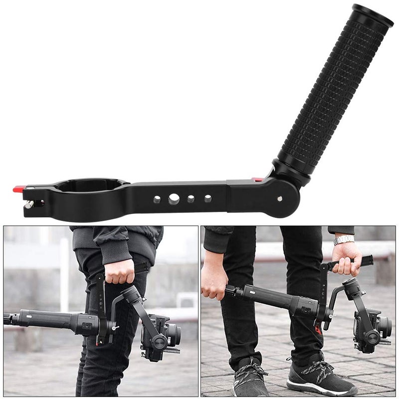 Pomya Gimbal Hand Grip, Lanyard Sling Extension Bracket Monitor Flash Mount Handle Extender Compatible for DJI Ronin-S Zhiyun Crane2 Handheld Gimbal Stabilizer(for Ronin-S) - Image 3