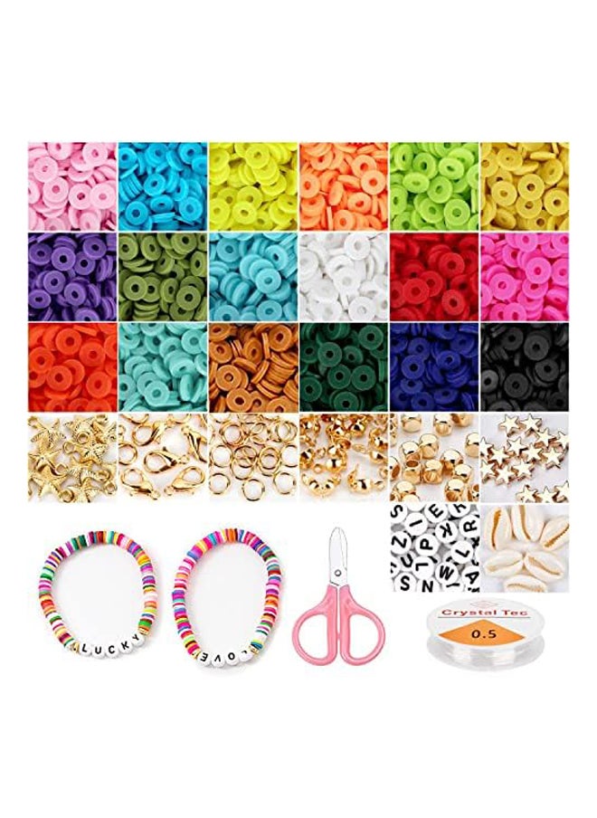 Generic - PCS Clay Beads for Jewelry Making, 20 Colors Fl - Image 1