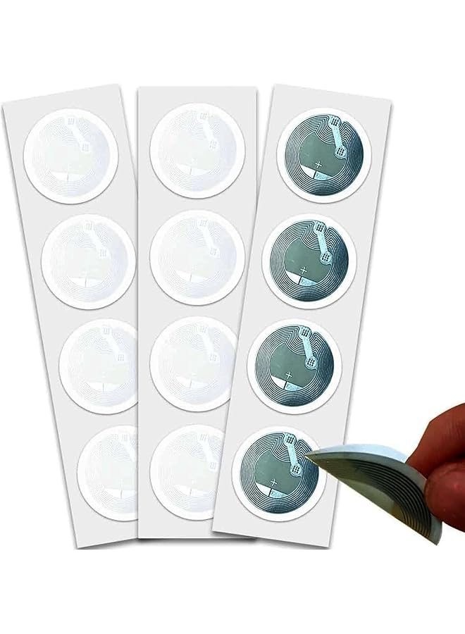 erorex Nfc Cards Patch 50Pcs Nfc Tags Nfc Stickers Ntag216 Rewritable Nfc Tag Nfc Coin Cards Compatible For Tagmo And Amiibo Nfc Enabled Mobile Phones And Devices - Image 1
