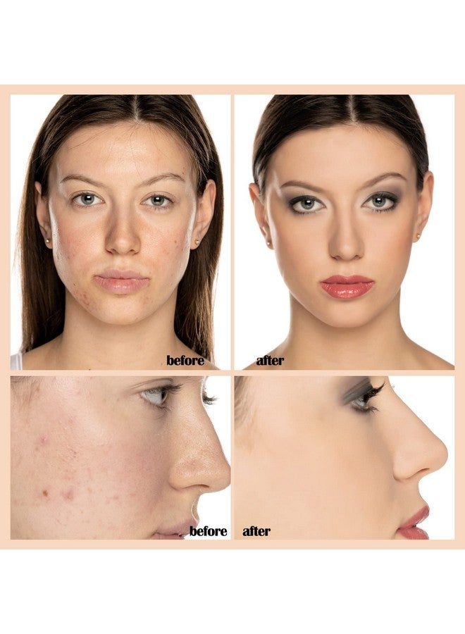 Phoera Foundation Makeup Naturally Liquid Foundation Full Coverage Mattle Oilcontrol Concealer 8 Colors Optional,Great Choice For Gift (102 Nude,30Ml) - Image 3