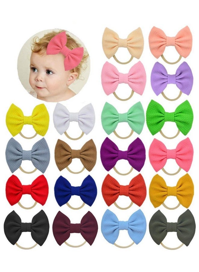Toptim Baby Girl'S Headbands And Bows For Newborn Infant Toddler Photographic Accessories (4.1“ Bows) - Image 2