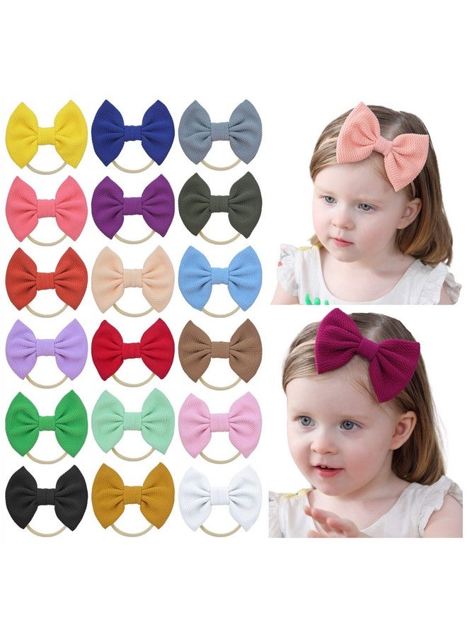 Toptim Baby Girl'S Headbands And Bows For Newborn Infant Toddler Photographic Accessories (4.1“ Bows) - Image 3
