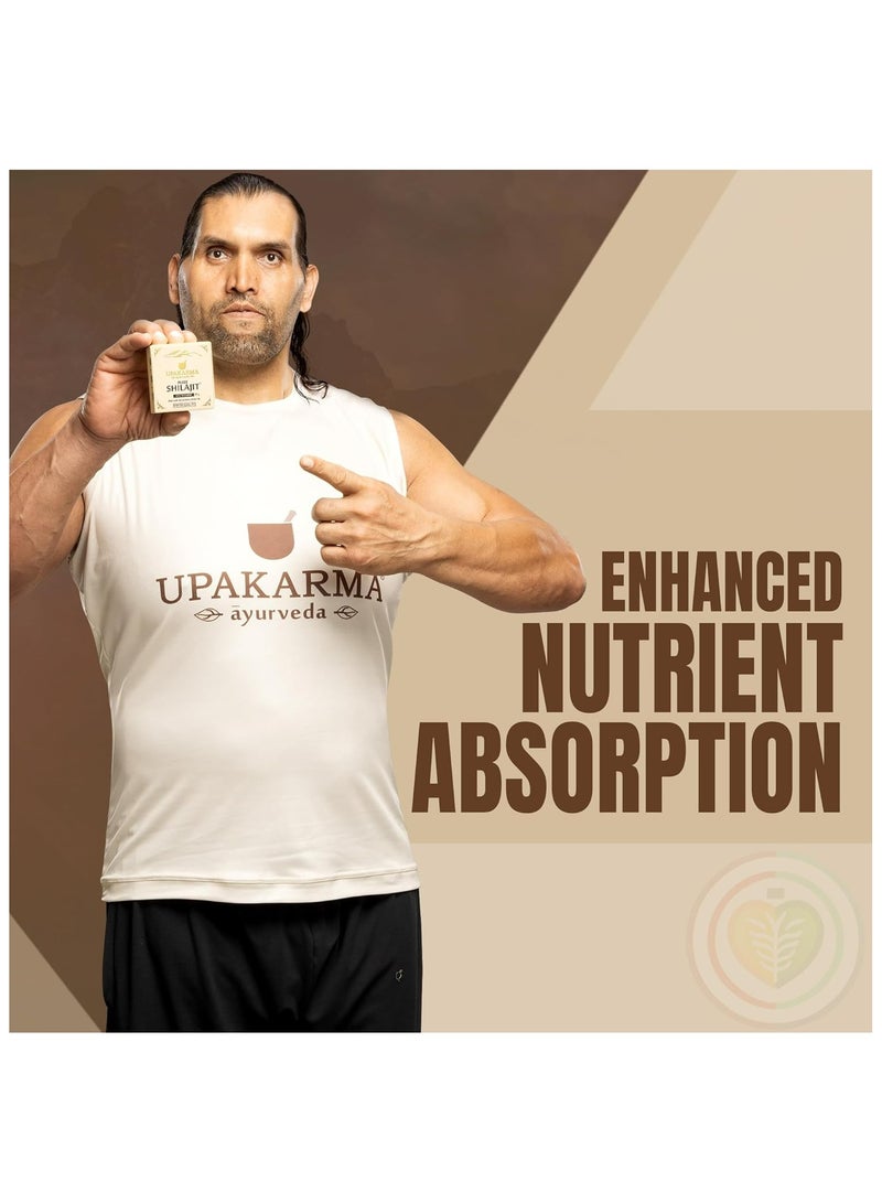 أوباكامرا أوباكارما، راتنج شيلاجيت نقي 20 غرام | 300 ملغ/جرعة | مصادر عالمية واسعة النطاق | يعزز القدرة على التحمل والقوة | نقاء مُختَبَر معمليًا | 66 جرعة | عبوة واحدة - Image 4