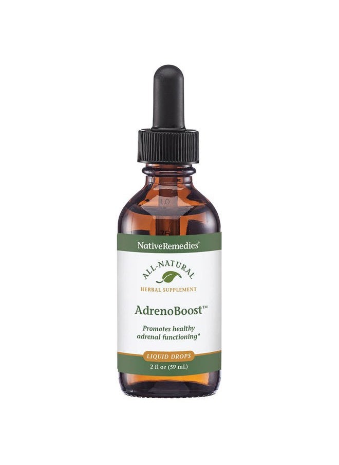 Native Remedies AdrenoBoost - All Natural Herbal Supplement for Adrenal Support, 2 Fl oz.  - Image 1