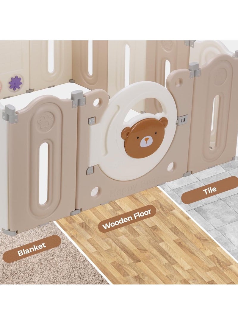 محبس و ساحة اللعب للاطفال ، مع ستاند كرة السلة و جدار للعب يحتوي على العاب آمنه - Image 3