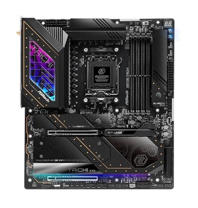 ASRock Amd X870E Taichi Ryzen Socket Am5 X870 Dual Channel Ddr5 Dimms 256 Gb 8200 Eatx Motherboard M.2 Led Wifi 7 - Image 5