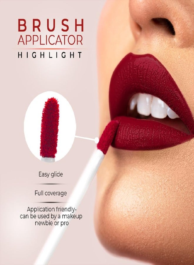 Juice Long Lasting, 4pc Lipstick Combo Set For Women(Merlot-M07 Bullet Lipstick, Coral Charm-MCR06 Play up Lip Crayon, Dark Brown-M12 Liquid Lipstick, Caramelized-M18 Slim Stick) - Image 3