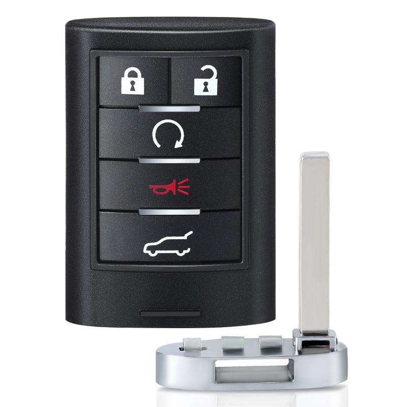 Keyecu Smart Proximity Remote Key 5 Button for Cadillac SRX 2010 2011 2012 2013 2014 2015 FCC ID:NBG009768T - Image 4