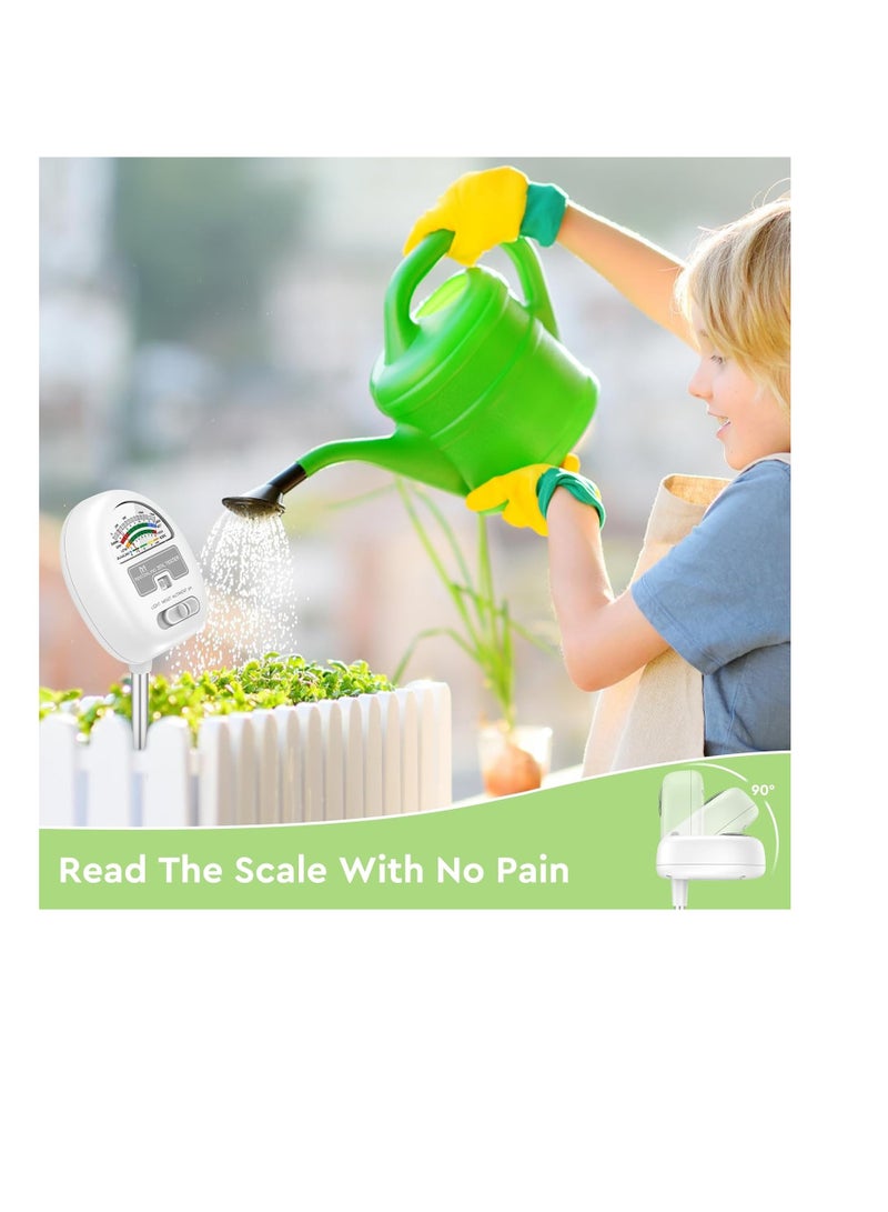 عام مقياس رطوبة التربة ، اختبار درجة الحموضة 4 في 1 في 1 ، الرطوبة/الخفيفة/العناصر الغذائية/مقياس الأس الهيدروجيني للحدائق ، العشب ، الزراعة ، استخدام النباتات الداخلية والخارجية ، لا توجد بطاريات مطلوبة ، هدايا لمحبي النباتات - Image 5