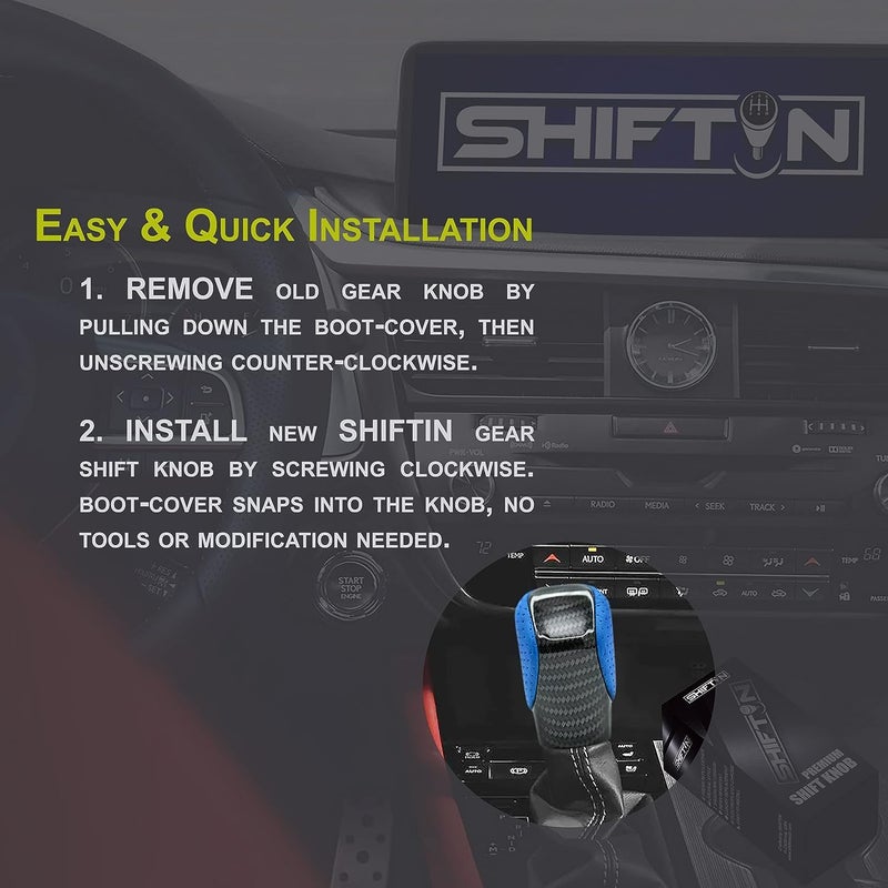 SHIFTIN Premium Gear Shift Knob for Lexus - Image 4