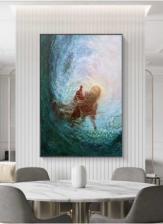 Generic - jesus,christ,the,hand,of,god,wall,art,canvas,painting,modern,posters,and,prints,wall,decor,pictures,for,home,decoration,cuadros - Image 1