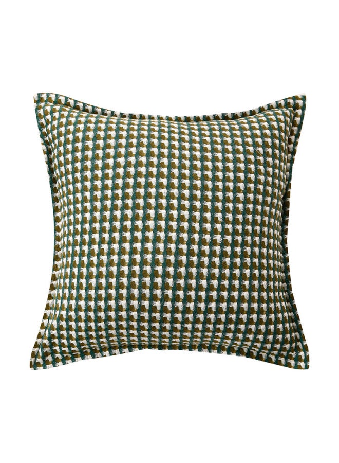 Cotton And Linen Throw Pillow, Vintage Houndstooth Pattern, Soft Cushion For Bed Headboard, Backrest, Living Room Pillow, Sofa Pillow Cover, Custom Home Decor
