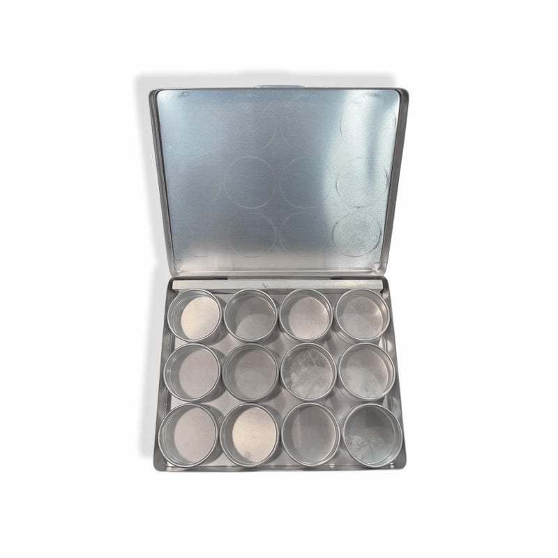 Johnson Tools Multi Utility 12 Removable Round Small Aluminum Containers or Storage Box Organizer  - Image 1