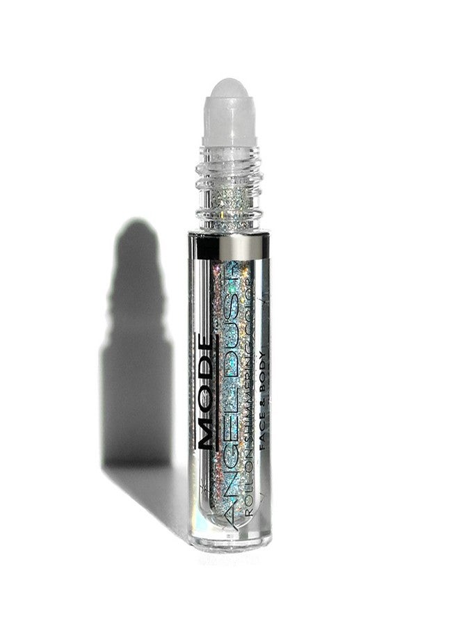 MODE Cosmetics Mode Angel Dust Roll On Glitter, in A Trance, Holographic Rainbow Prism Sparkling High Performance 3D Loose Glitters for Face and Body, Spill Proof Bottle, Made in NY USA - Image 1