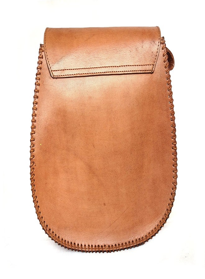 cords craft, Top Grain Leather Bag, Shoulder Bag, Leather Sling Bag for Women, Bag for Mom, Leather Purse, Christmas Gift Bag (Red & Brown) - Image 3