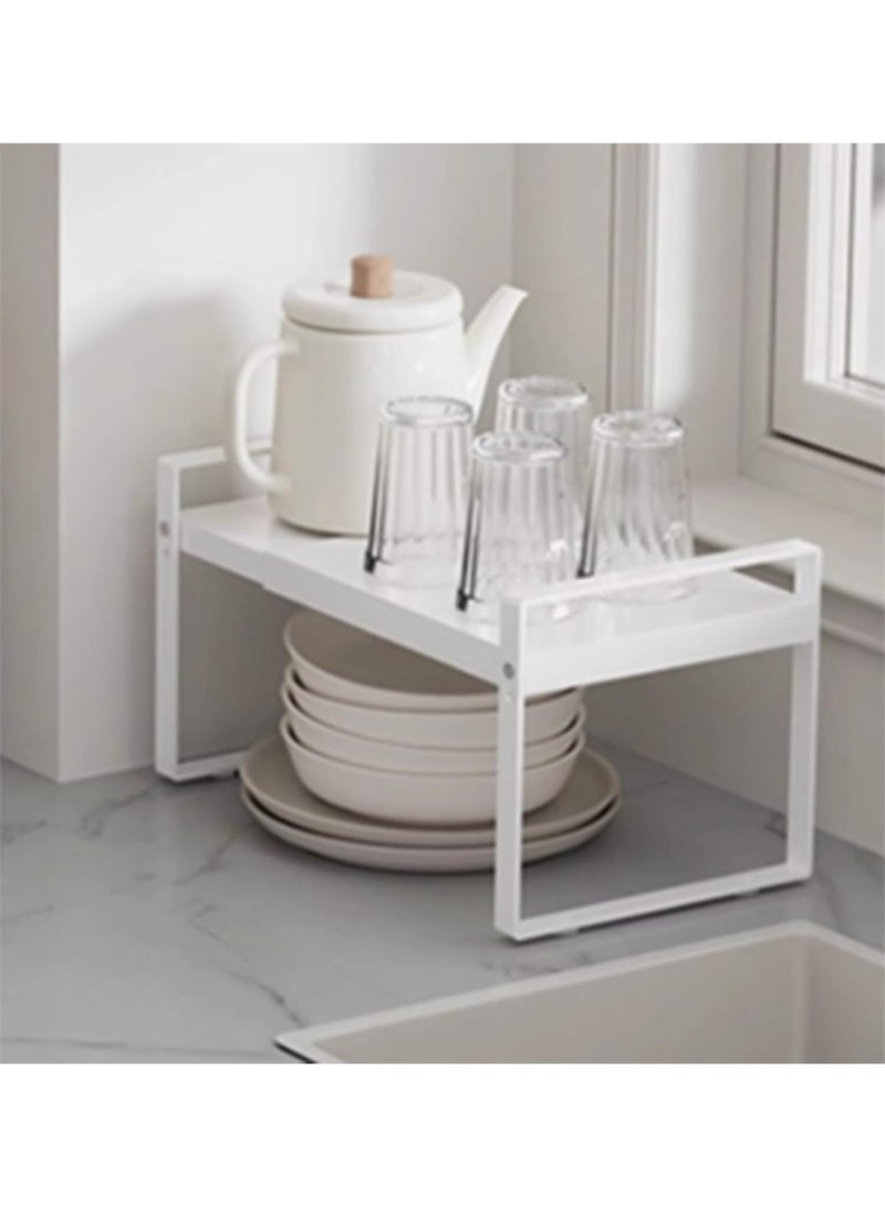Expandable Metal Kitchen Cabinet Organizer Shelf, Adjustable 14-25 inch - Image 5