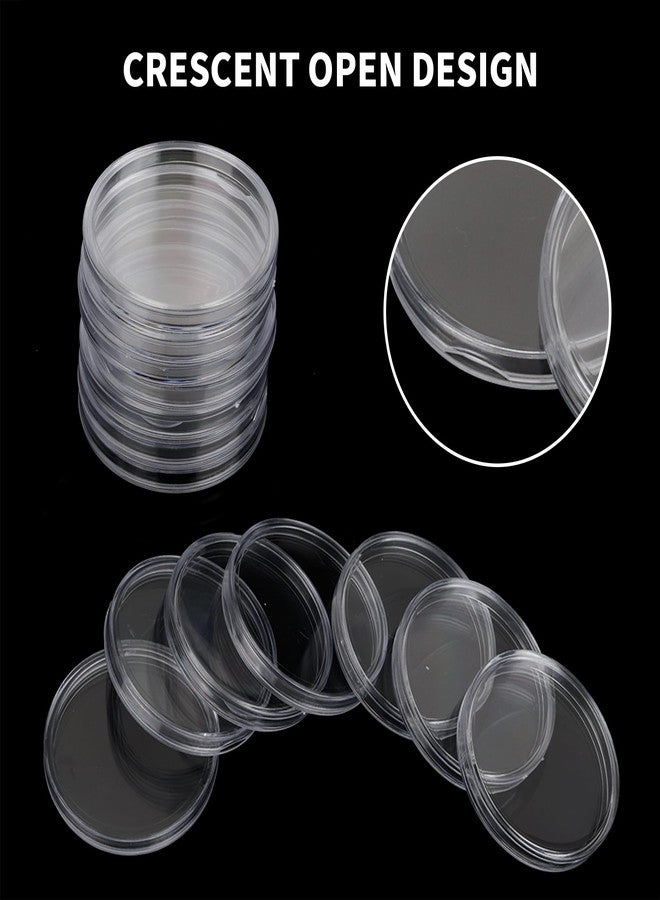 Axigundaone 100 Pieces Silver Eagles Coin Capsules, 40.6mm Coin Capsules with Organizer Box, Clear Silver Dollar Coin Case Holder for Coin Collection - Image 3