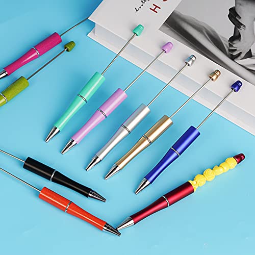 jiebor 15Pcs Beadable Bead Ballpoint Diy Cute Cool Pens for Students Teacher Bridal Graduation Christmas Gift Office Supplies Black Ink - Image 2