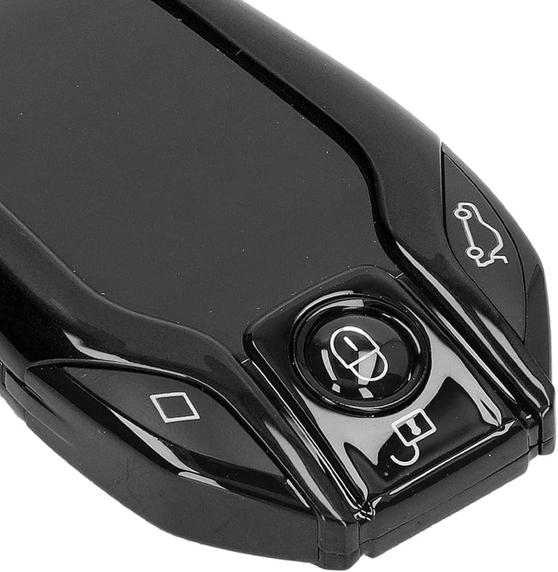 CHICIRIS Alloy Universal TK800 Plus LCD Smart Key Remote Keyless Entry Start Stop Engine Car Remote Control Key Black - Image 1