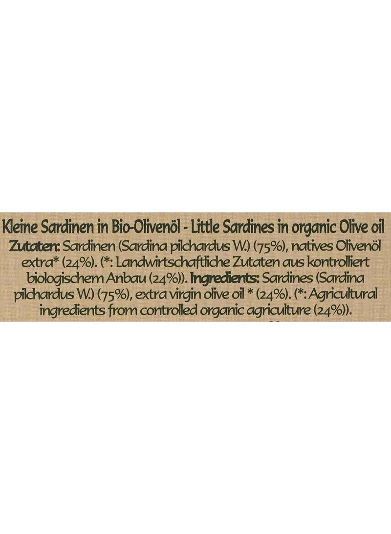Pan do Mar Little Sardines In Organic Olive Oil 120G - Image 4