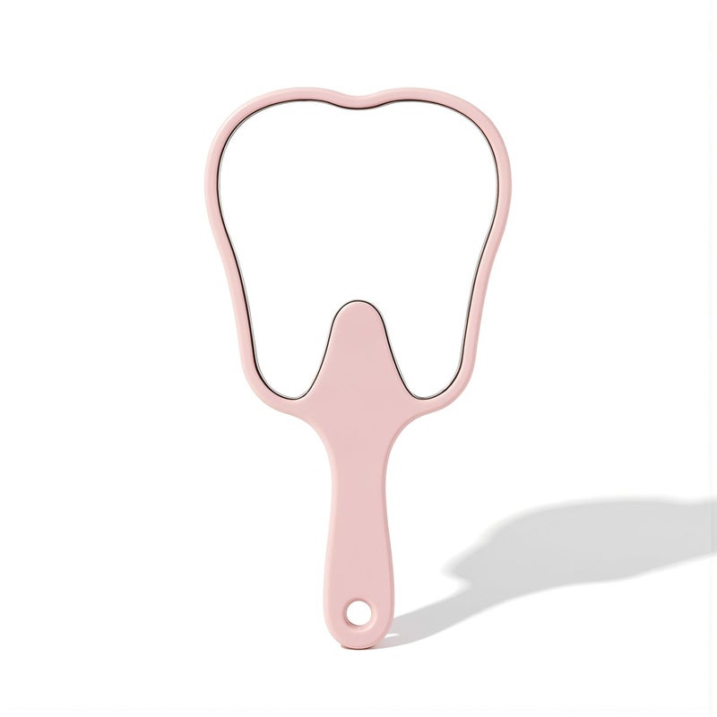 Upgraded Tooth Hand Mirror Scratch Resistant Non Slip Handle Clear Dental Use - Image 3