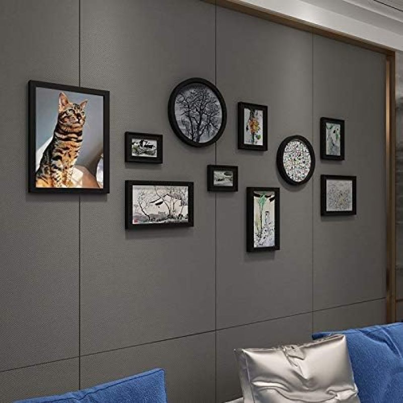 حزمة من 5 إطارات صور مستطيلة بيضاء بمقاس 8 × 10 بوصة - إطار صور خشبي بواجهة زجاجية لديكور المنزل - Image 2