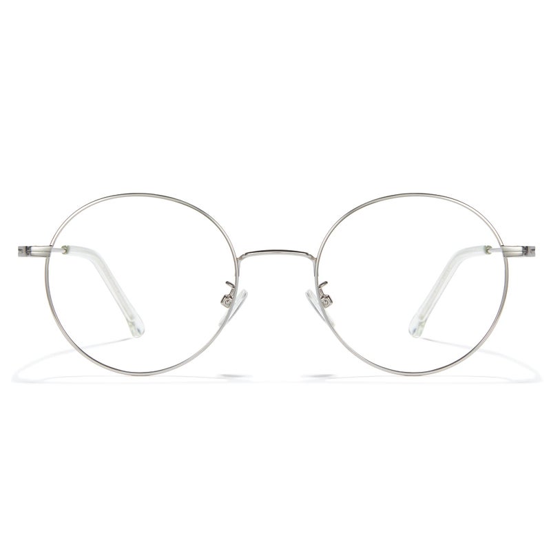 Cyxus Blue Light Blocking Glasses Women Men Panto Style 70s Retro Looks Vintage Round Wire Office Computer Gaming Study 8090