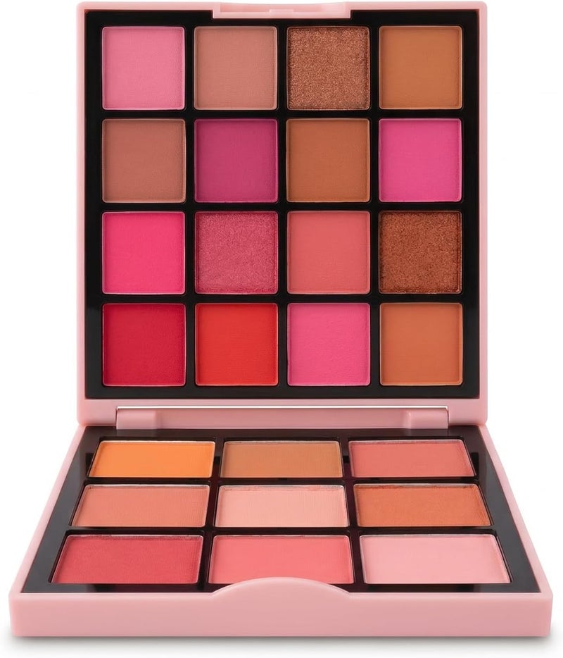 Carlla Rose Eyeshadow and Blusher Palette, 25 Colour Matte and Shimmer, Professional Makeup - Image 2