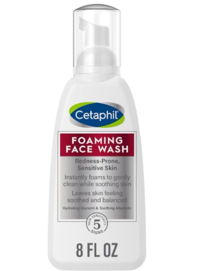 Cetaphil Restoraderm Soothing Wash 296ml And Redness Control Daily Foaming Face Wash, 8.0 fl oz 237ml 296+237mlml - Image 2