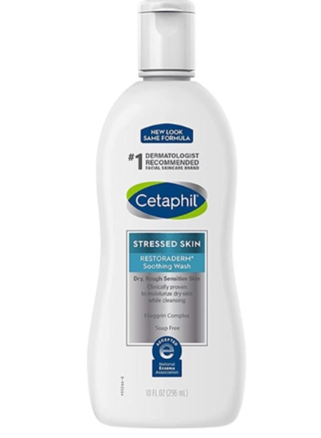 Cetaphil Restoraderm Soothing Wash 296ml And Redness Control Daily Foaming Face Wash, 8.0 fl oz 237ml 296+237mlml - Image 3