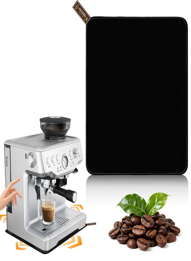سجادة انزلاقية لماكينة إسبريسو بريفيل 870XL، انزلاق سلس مع قاعدة مانعة للانزلاق، مزودة بحزام تعليق، سهلة التنظيف، تحمي سطح طاولة المطبخ، سجادة متينة لملحقات ماكينة إسبريسو بريفيل - Image 1