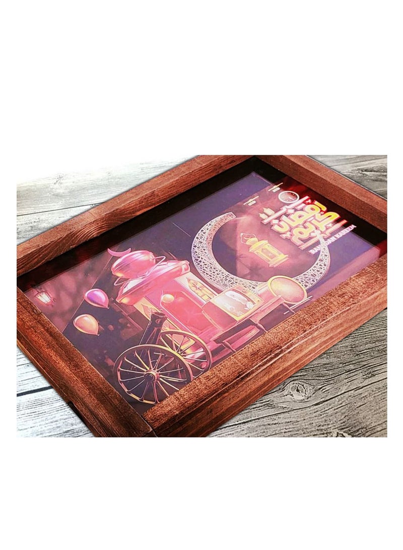 Luminous wooden tray, Ramadan shapes (Figure 11) - Image 2