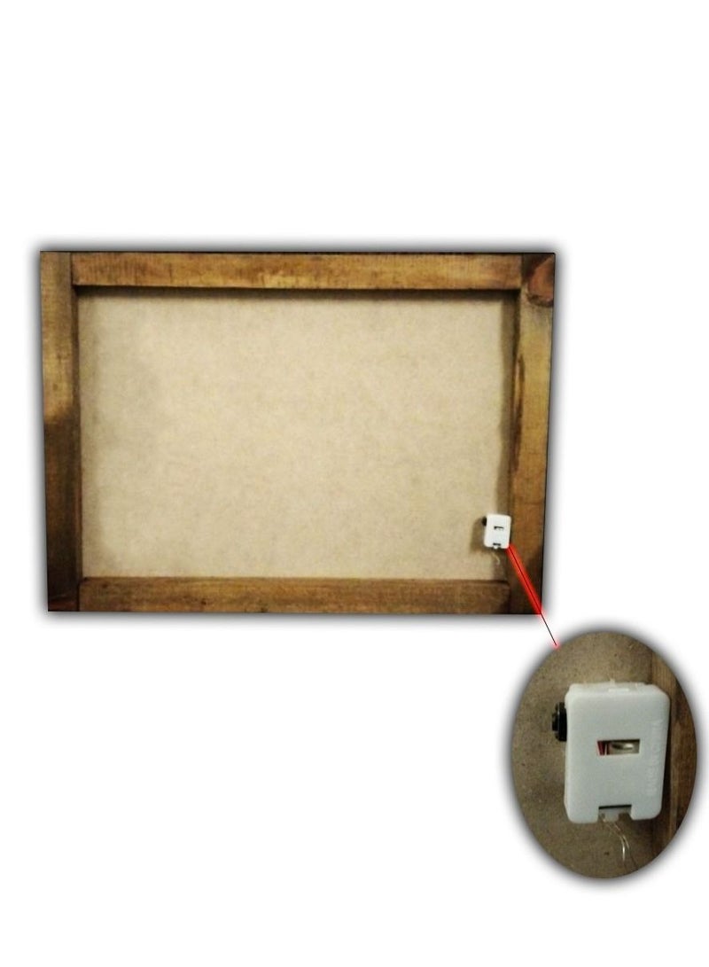 Luminous wooden tray, Ramadan shapes (Figure 11) - Image 5