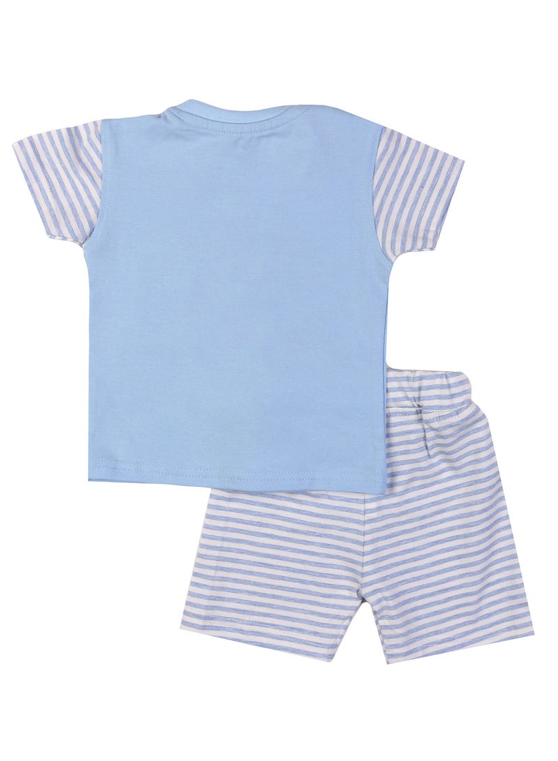 Zercon Summer Pajama Set for Newborn Baby Boys - Summer Set for Newborn Baby Boys - Image 3