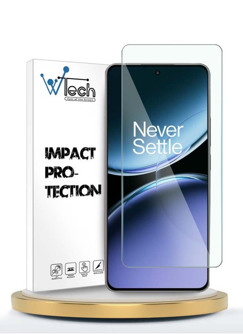 OnePlus Nord 4 5G 2024 WTech Premium Series Curved Edges 9H 2.5D Tempered Glass Screen Protector (MSG9CN) - Clear