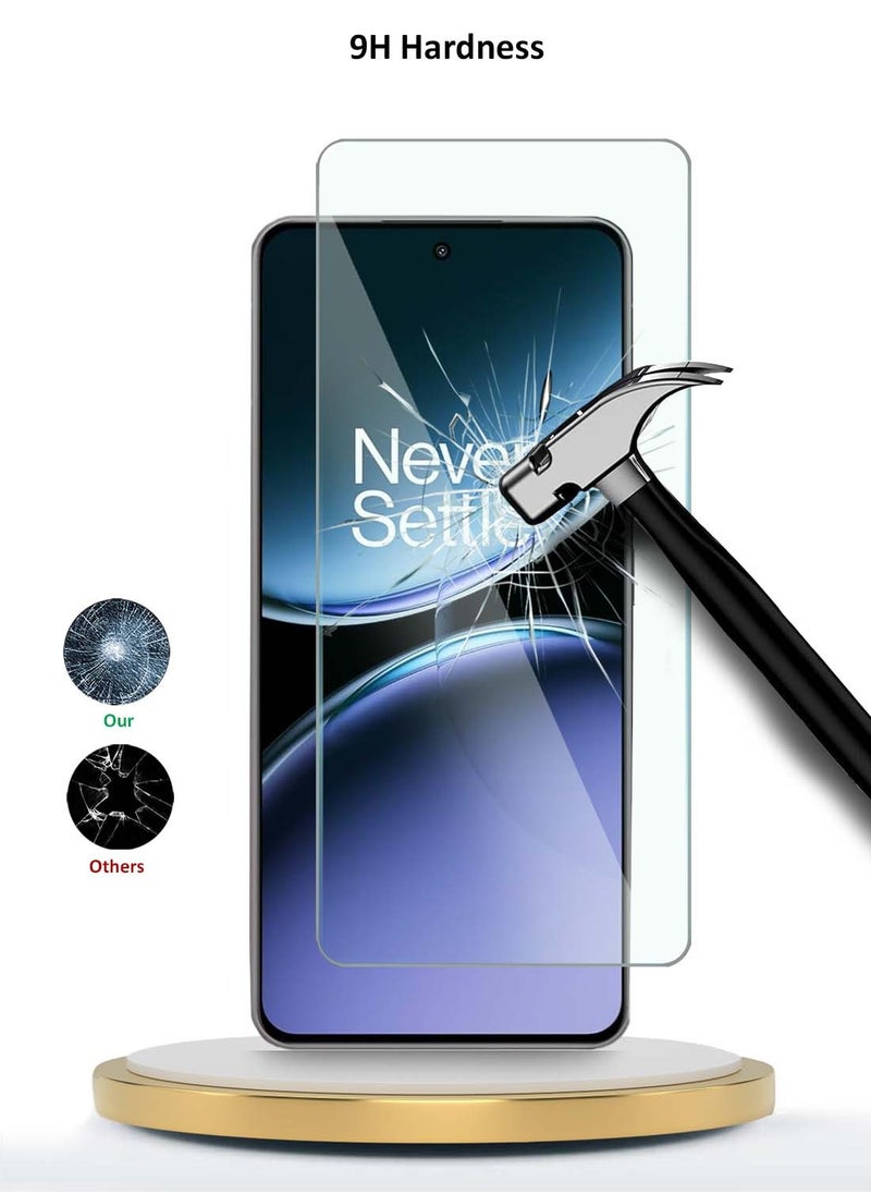 OnePlus Nord 4 5G 2024 WTech Premium Series Curved Edges 9H 2.5D Tempered Glass Screen Protector (MSG9CN) - Clear