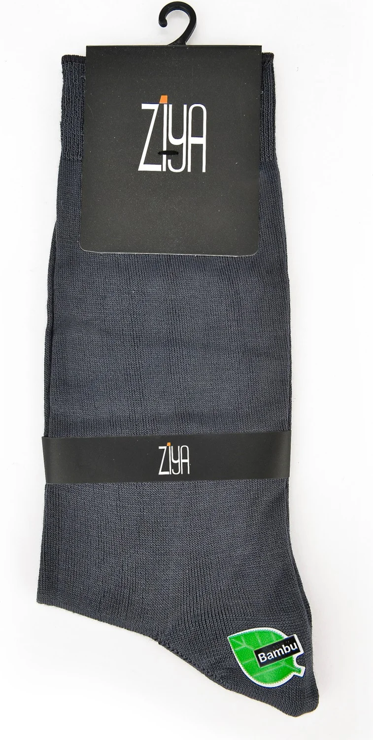 زيا Men's Classic Bamboo 6-Piece Socks 13173Z012 Multi