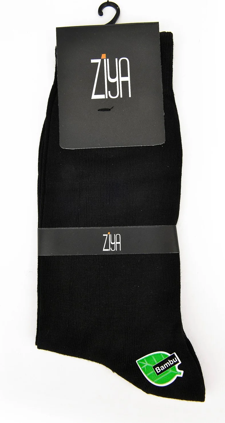 زيا Men's Classic Bamboo 6-Piece Socks 13173Z012 Multi