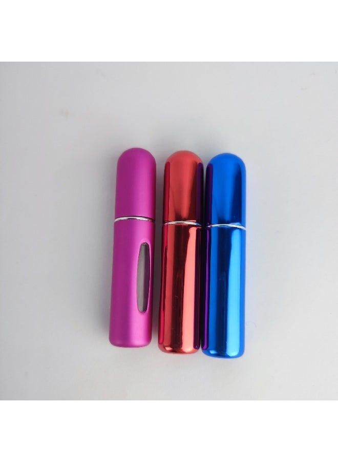 عرض 4 زجاجات برفيوم صغيرة للسفر – قابلة لإعادة التعبئة - Image 5