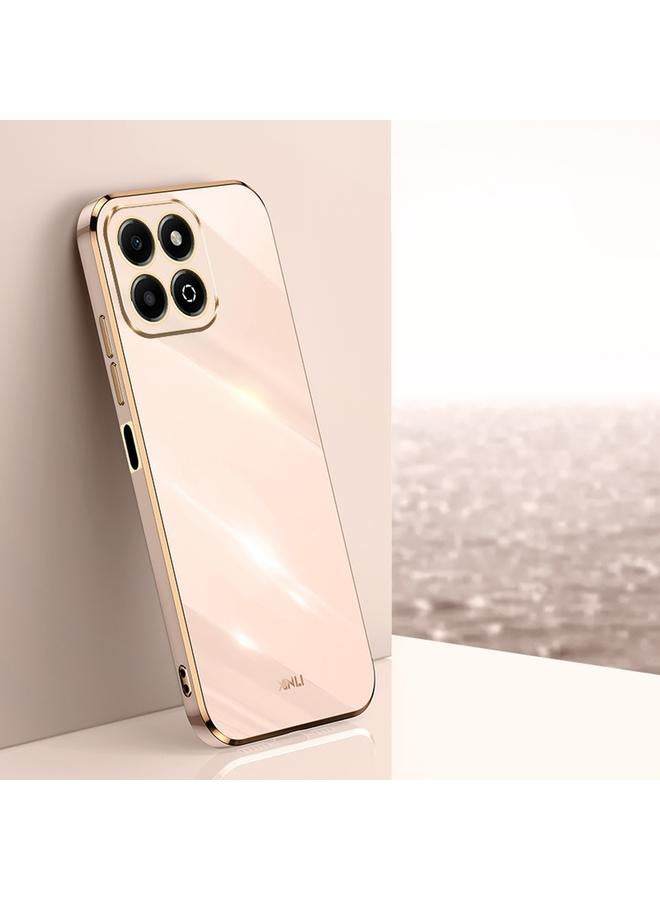 The Bros Case For Honor X6b Straight 6D Plating Gold Edge TPU Phone Case