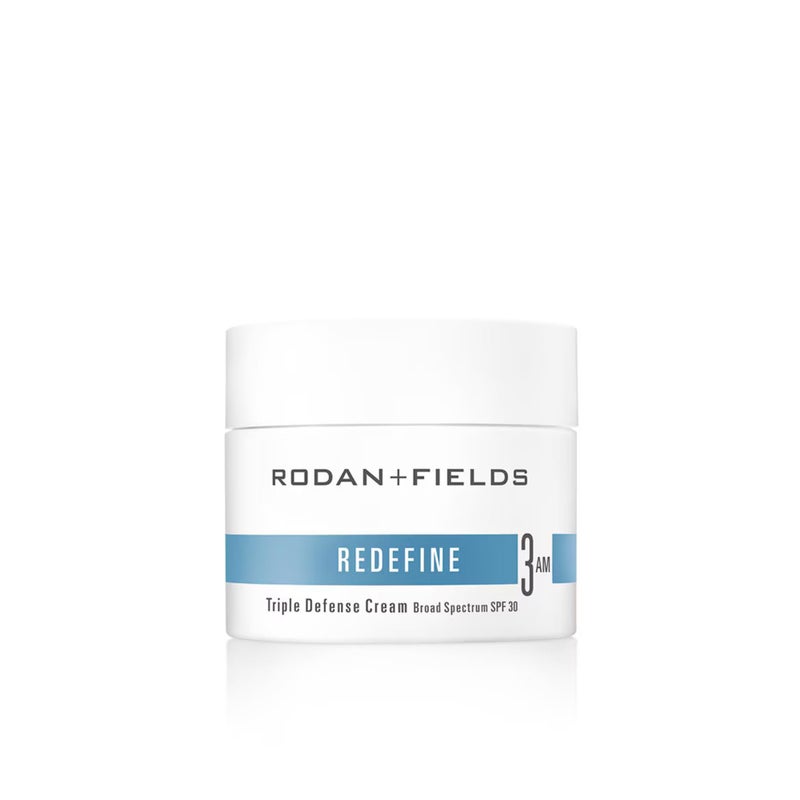 Rodan Fields Redefine Triple Defense Cream Broad Spectrum SPF 30 1oz 2in1 Daily Moisturizer 30 SPF Improves Fine Lines Wrinkles Firmness Protection against UV rays