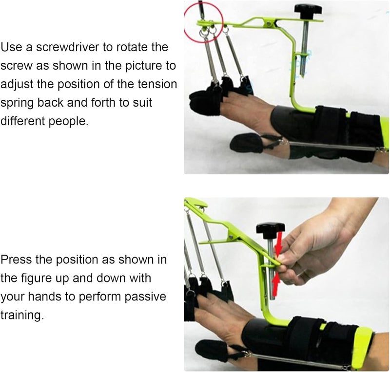klarako Multifunction Finger Exerciser Strengthener Hands Training Wrist and Finger Dynamic Orthotic Device for Hand Strength Recovery Grip Power Strengthener - Image 3