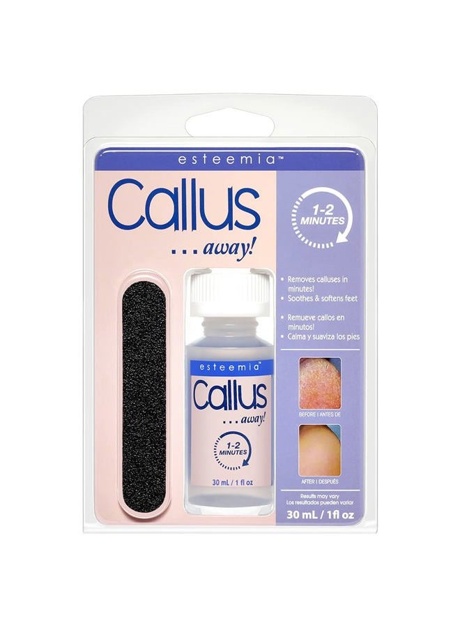 ProLinc جل إزالة الجلد الميت من إستيما مع ملف قدم مجاني - علبة قابلة للفتح، مزيل جلد ميت احترافي للقدمين، ينعم الجلد السميك، تركيبة سريعة المفعول