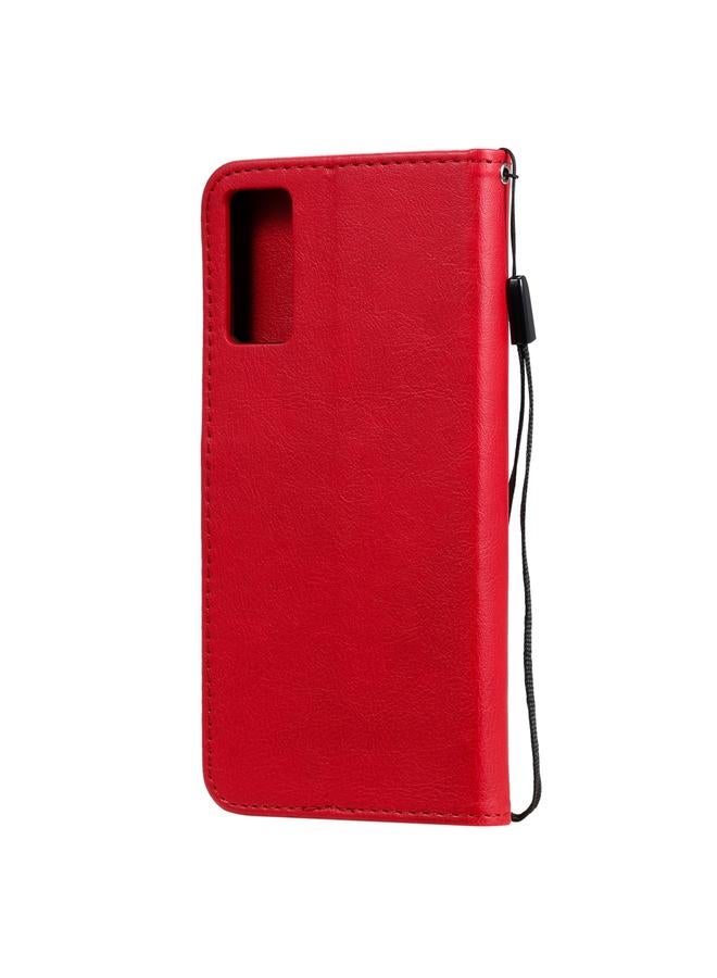 جرين تايجر جراب لهاتف Huawei Honor Play 4T Pro، جراب جلدي واقي قابل للطي أفقيًا بلون سادة مع حامل وفتحات للبطاقات ومحفظة وحبل - Image 5