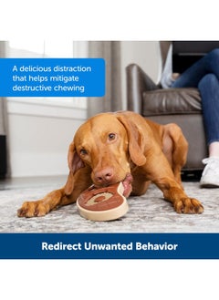 PetSafe PetSafe® Natural Rawhide Treat Ring Refills, Size A, Peanut Butter Flavor, Replacement Treats Busy Buddy Treat Ring Holding Toys  - Image 4