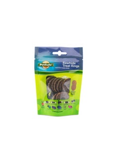 PetSafe PetSafe® Natural Rawhide Treat Ring Refills, Size A, Peanut Butter Flavor, Replacement Treats Busy Buddy Treat Ring Holding Toys  - Image 1