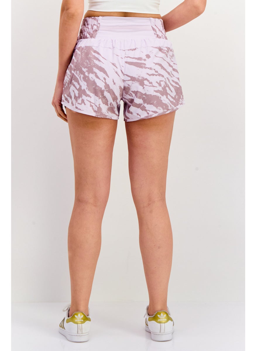 PUMA Women Regular Fit Running Shorts, Lavender  - Image 3